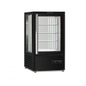 Vitrina pentru ciocolata Tecfrigo MUSA 120 R, capacitate 120 L, temperatura +14/+16 ºC, negru
