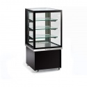 Vitrina frigorifica pentru ciocolata Tecfrigo KARINA 67 Q, capacitate 255l, temperatura +14/+16 ºC, negru