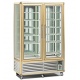 Vitrina frigorifica Tecfrigo Snelle 750 GBT-G, 2 usi, 750l, temperatura -10-19/+4+10 ºC, auriu/argintiu