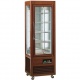 Vitrina frigorifica cofetarie Tecfrigo Saloon 350 Q, capacitate 350l, temperatura +4/+10 ºC, lemn nuc