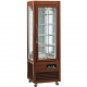 Vitrina frigorifica cofetarie Tecfrigo Saloon 505 G, capacitate 500l, temperatura +4/+10 ºC, lemn nuc