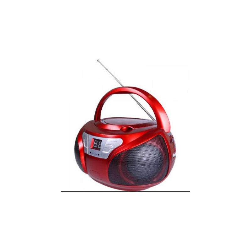 Radio stereo cu cd, AEG SR 4365, Rosu