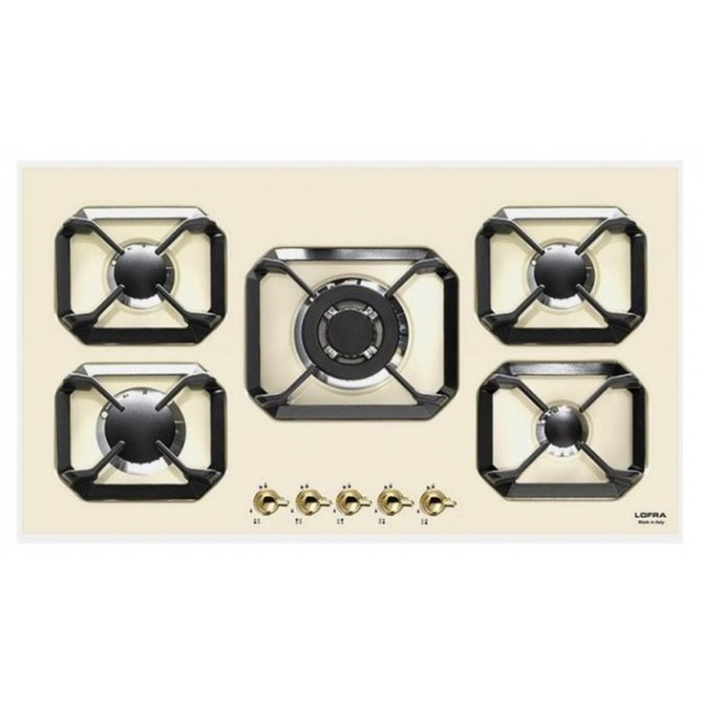 Aragaz Tecnogas P1X66M4VC, 60 cm, gaz, 4 arzatoare, grill, otel inoxidabil