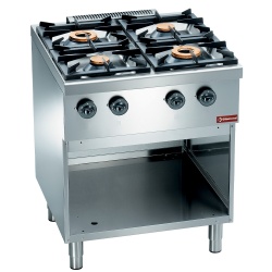 Aragaz profesional pe gaz Diamond G65/6BP11-EC Base 650 cu 6 arzatoare