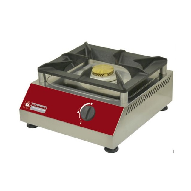 Aragaz profesional pe gaz Diamond RECH/1G-N cu 1 arzator