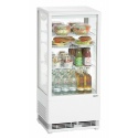 Mini vitrina frigorifica Bartscher 78 l, alba