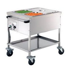 Cărucior pentru servirea alimentelor Bartscher 2 x 1/1 GN