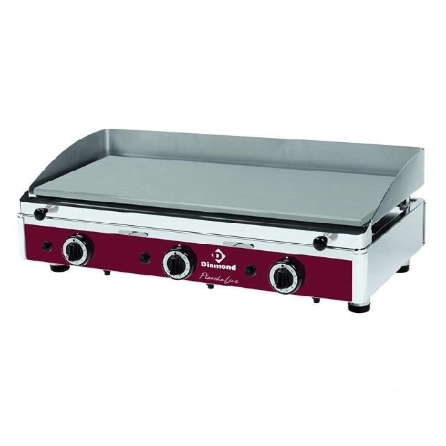 Gratar pe gaz Diamond PLANCHA/3-N cu suprafata neteda