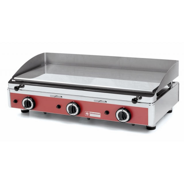 Gratar pe gaz Diamond PLANCHA/3CR-N cu suprafata neteda