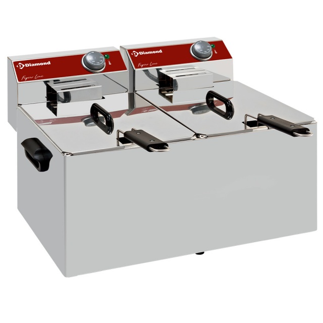 Friteuza eletrica Diamond EF72-N 2x cuve 7 l