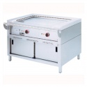 Gratar electric Teppanyaki Diamond TPE2-12 cu 2 suprafete de gatit si suport inchis