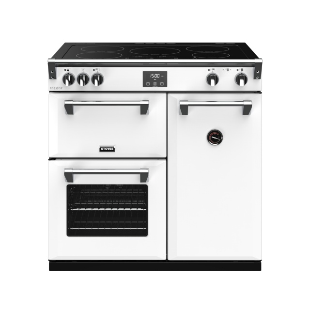 Aragaz electric Stoves Richmond Deluxe S900EI cu 5 arzatoare cu inductie si multiple cuptoare