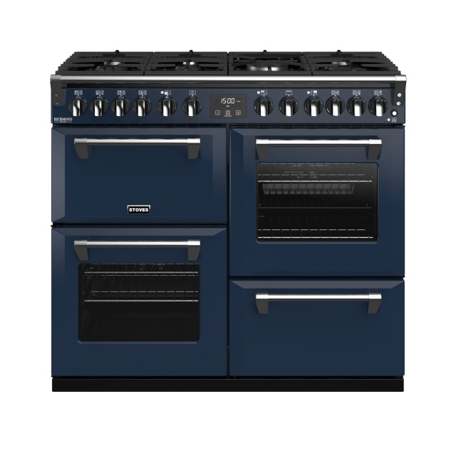 Aragaz pe gaz Stoves Richmond Deluxe S1000DF cu 7 arzatoare, multiple cuptoare