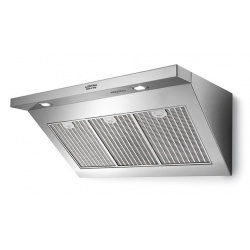 Hota decorativa Lofra Modern Pro Elisir, 120 cm, 1 motor, 4 viteze, 800 m3/h, telecomanda, inox