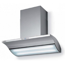 Hota decorativa Lofra Modern Holly 90 cm, 1 motor, 3 viteze, 800 m3/h, telecomanda, inox