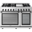 Aragaz Tecnogas P1X66M4VC, 60 cm, gaz, 4 arzatoare, grill, otel inoxidabil