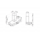 Aragaz Tecnogas P1X66M4VC, 60 cm, gaz, 4 arzatoare, grill, otel inoxidabil
