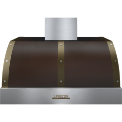 Hota perete Superiore HD36PBTMB DECO 36 ,1 motor, 900 m3/h, cotrol electronic maro mat cu finisaje bronz