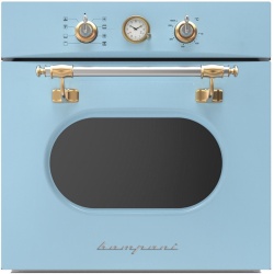 Cuptor incorporabil Bompani Retro BO242WA/E, electric, multifunctional, 60cm, 54l, turcoaz