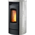 Sobă Caminetti Montegrappa ALPINA XW LX9 cu peleți cu aer cald ventilat cu sistem a.s.s 9 kw
