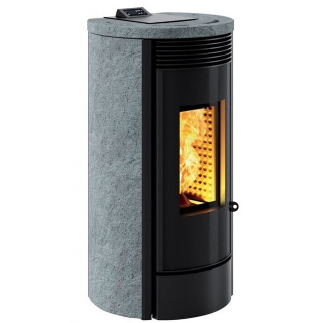 Sobă Caminetti Montegrappa MURA EVO NPS7 EVO cu peleți cu aer cald, cu ventilație smart 7 kw