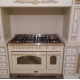 Aragaz Lofra RBI66MFT/CI, 60x60 cm, gaz, 4 arzatoare, grill, aprindere electronica, timer, crem