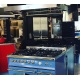 Aragaz Lofra Dolcevita RLVD96MFTE/CI, 90x60cm, gaz, 5 arzatoare, grill, rotisor, timer, cuptor dublu, albastru
