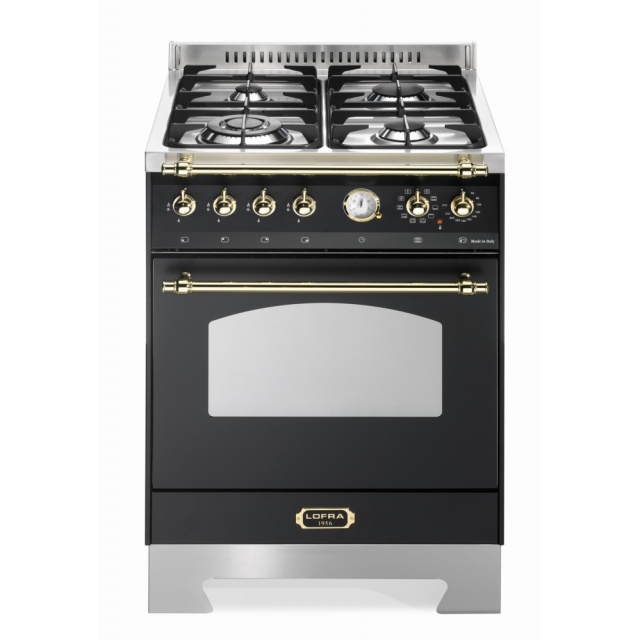 Aragaz Lofra RBI66MFT/CI, 60x60 cm, gaz, 4 arzatoare, grill, aprindere electronica, timer, crem
