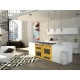 Aragaz Lofra RBI66MFT/CI, 60x60 cm, gaz, 4 arzatoare, grill, aprindere electronica, timer, crem