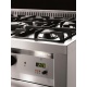 Aragaz Lofra RBI66MFT/CI, 60x60 cm, gaz, 4 arzatoare, grill, aprindere electronica, timer, crem