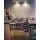 Aragaz Lofra RBI66MFT/CI, 60x60 cm, gaz, 4 arzatoare, grill, aprindere electronica, timer, crem