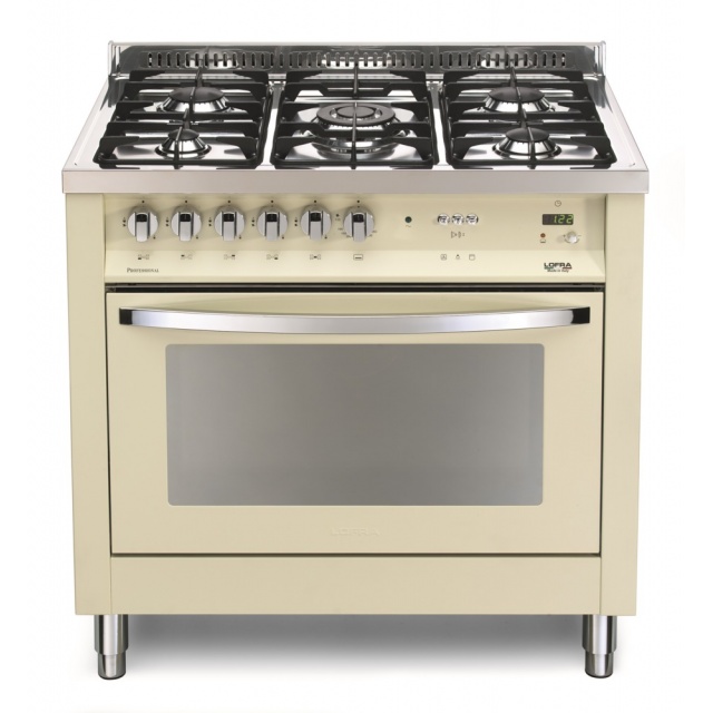Aragaz Lofra RBI66MFT/CI, 60x60 cm, gaz, 4 arzatoare, grill, aprindere electronica, timer, crem