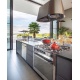 Aragaz Lofra RBI66MFT/CI, 60x60 cm, gaz, 4 arzatoare, grill, aprindere electronica, timer, crem