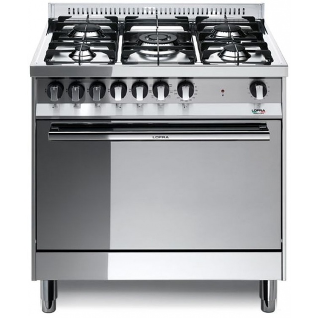 Aragaz Lofra RBI66MFT/CI, 60x60 cm, gaz, 4 arzatoare, grill, aprindere electronica, timer, crem