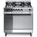 Aragaz Lofra Maxima MG86GV/C, 80x60 cm, gaz, 5 arzatoare, grill electric, timer, cuptor gaz, aprindere electronica, inox