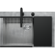 JOLLYNOX 1CCR60MN COMBINATE 60, PENTRU BUCATARIE INCORPORATA, CU 4 ARZATOARE + CUPTOR ELECTRIC, NEGRU MAT