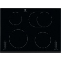 Plita incorporabila Domino Electrolux EHF3920BOK, Vitroceramica, 2 zone gatit, 30 cm, Sticla neagra