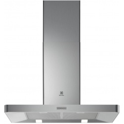 Hota incorporabila semineu Electrolux EFB90460OX, Putere de absorbtie 603 mc/h, 1 motor, 3 viteze, 90 cm, Inox