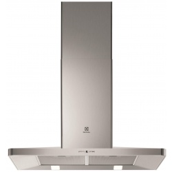 Hota incorporabila semineu Electrolux EFF90560OX, Putere de absorbtie 603 mc/h, 1 motor, 2 viteze+2 intensiv, 90 cm, Inox