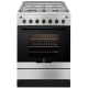 Aragaz Electrolux EKG61185OX, 4 arzatoare, Aprindere electrica plita si cuptor, Grill, Rotisor, 60 cm, Inox