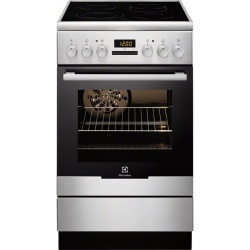 Aragaz Electrolux EKG51151OW, Gaz, 4 Arzatoare, Aprindere electrica, Grill, 50 cm, Alb