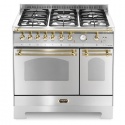Aragaz Lofra RBI66MFT/CI, 60x60 cm, gaz, 4 arzatoare, grill, aprindere electronica, timer, crem