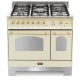 Aragaz Lofra Dolcevita RBID96MFTE/CI, 90x60cm, gaz, 5 arzatoare, grill, rotisor, timer, cuptor dublu, crem Aragaz Lofra Dolcevita RBID96MFTE/CI, 90x60cm, gaz, 5 arzatoare, grill, rotisor, timer, cuptor dublu, crem