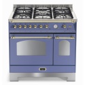 Aragaz Lofra Dolcevita RLVD96MFTE/CI, 90x60cm, gaz, 5 arzatoare, 2 cuptoare, grill, rotisor, timer, lavanda