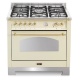 Aragaz Lofra RBI66MFT/CI, 60x60 cm, gaz, 4 arzatoare, grill, aprindere electronica, timer, crem
