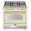 Aragaz Lofra RBI66MFT/CI, 60x60 cm, gaz, 4 arzatoare, grill, aprindere electronica, timer, crem