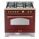 Aragaz Lofra RBI66MFT/CI, 60x60 cm, gaz, 4 arzatoare, grill, aprindere electronica, timer, crem