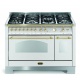 Aragaz Lofra RBI66MFT/CI, 60x60 cm, gaz, 4 arzatoare, grill, aprindere electronica, timer, crem