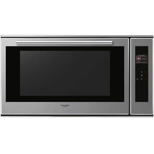 Cuptor incorporabil Fulgor Milano FCO 9013 TM BK , 90 cm, cuptor multifunctional electric, booster, sticla neagra