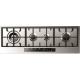 Plita incorporabila Fulgor Milano, CPH 1124 GWK TC X, 112 cm, plita gaz, 4 arzatoare,sistem Stop-Gaz, touch control, inox